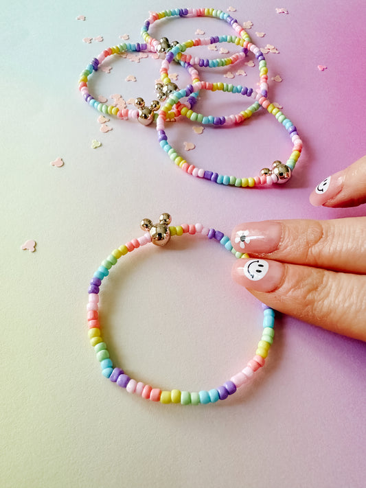 Stackables - Pastel Rainbow bracelet