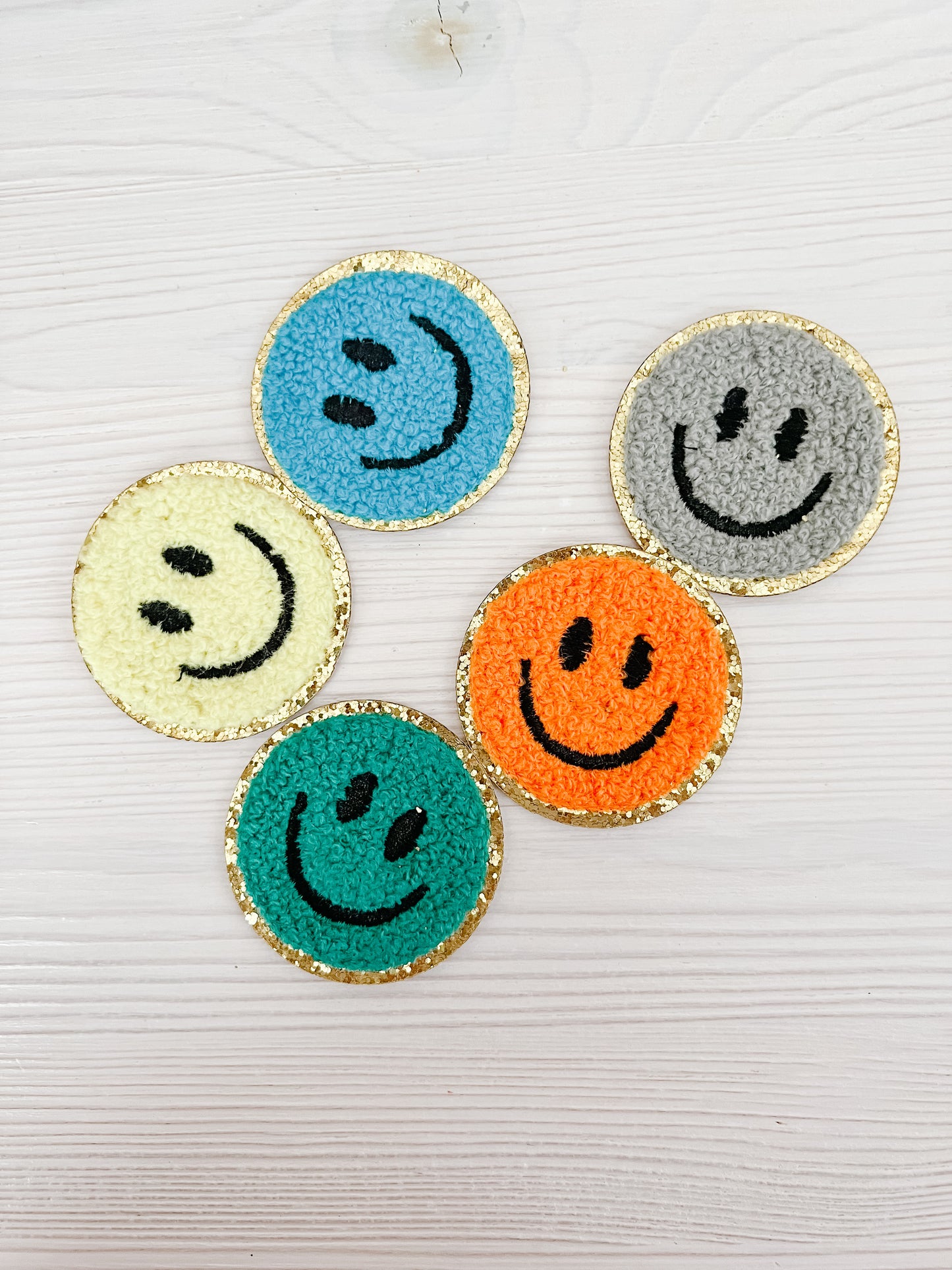 Large Smiley patches