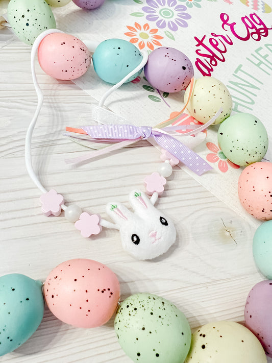 Whimsy Bunny - kid sized necklace