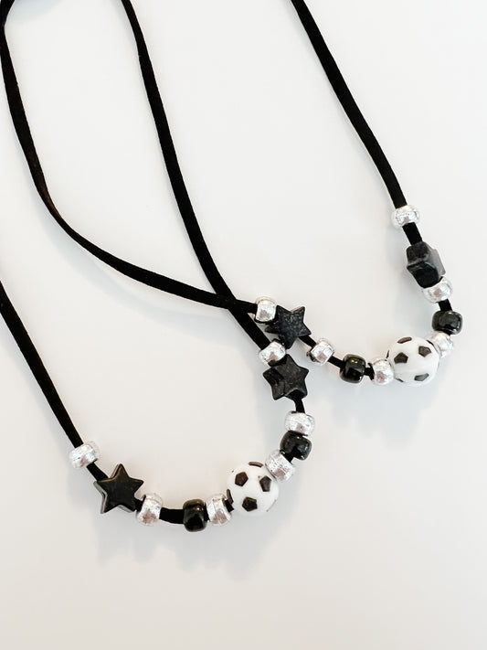 Soccer star - kid sized necklace