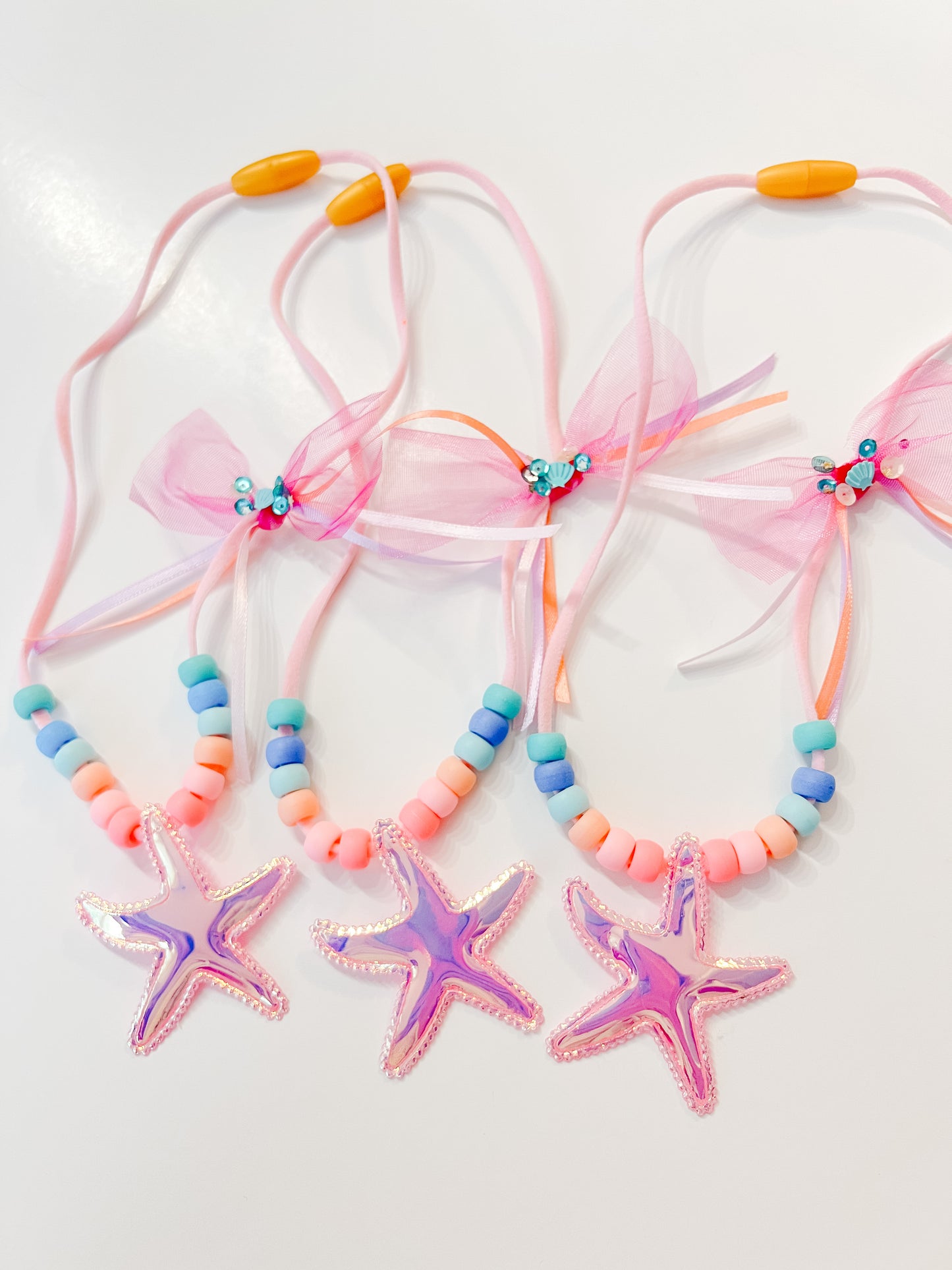 Starfish Beach Vibes - kid sized necklace